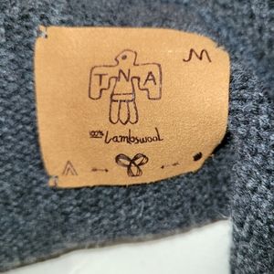 Tna wool zip sweater